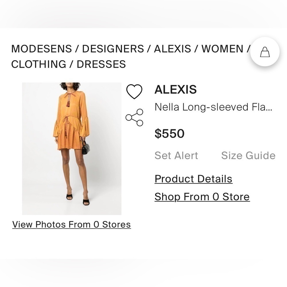 Alexis Nella Dress Size XS - Picture 6 of 12
